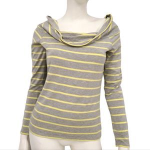 New with Tags Banana Republic Striped Cowel Neck Top size Med
